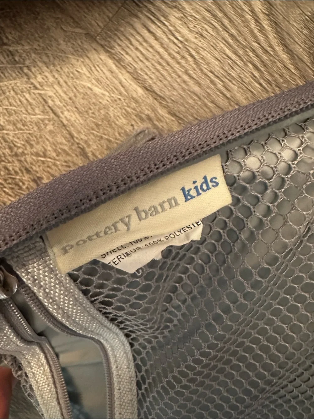 Pottery Barn Kids Pink Poodle Monogrammed Lunch Bag